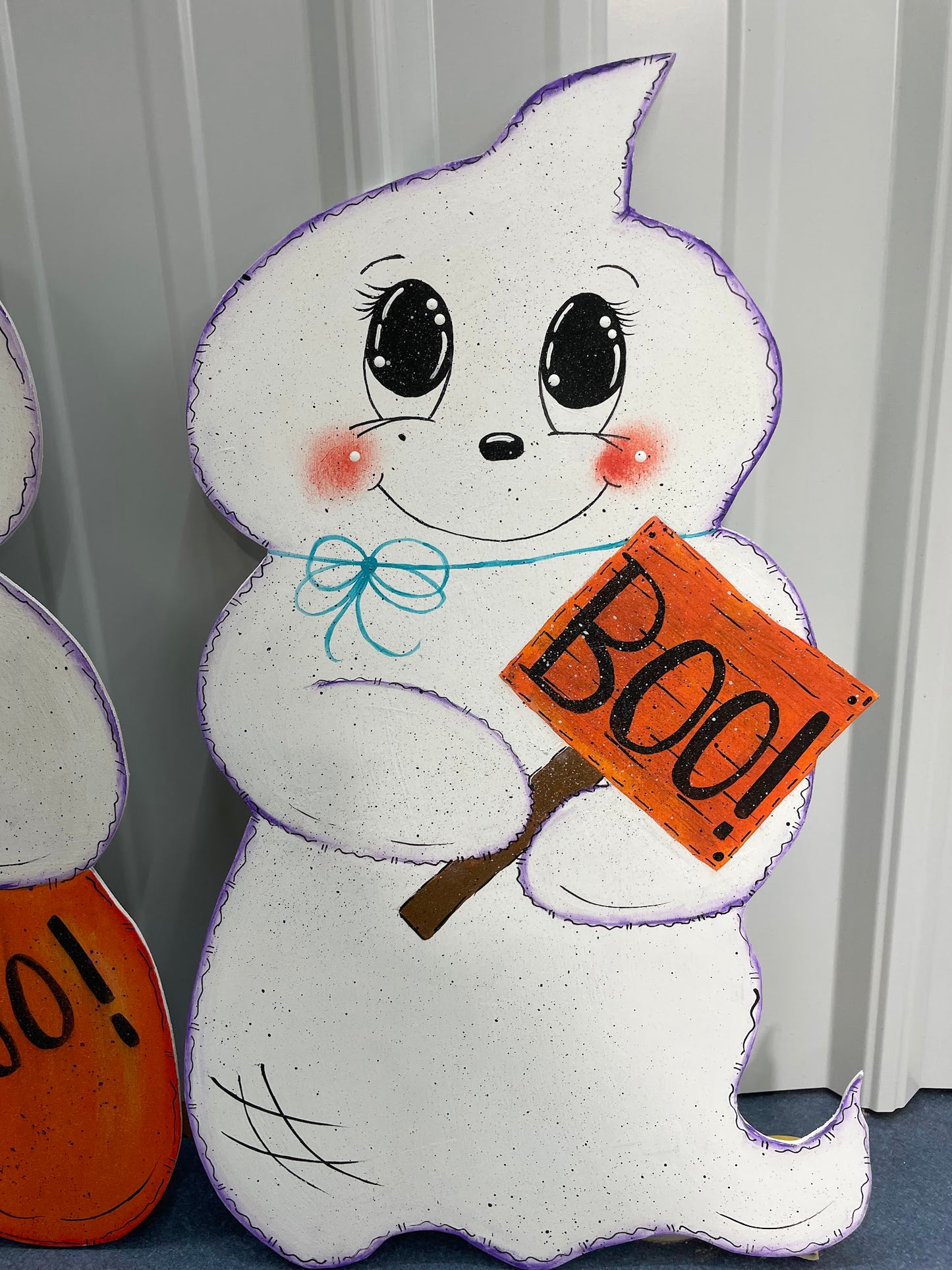 Hand Painted Wood Yard Art - Ghosts Fall and Halloween - Outdoor Decorations - Multiple Styles