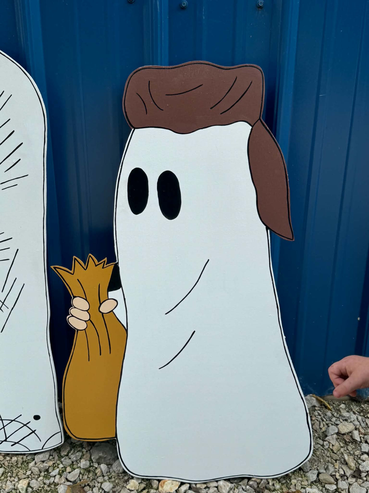 Peanuts Charlie Brown Trick or Treat Gang - Outdoor or Indoor - Fall and Halloween Yard Art Decor Wooden