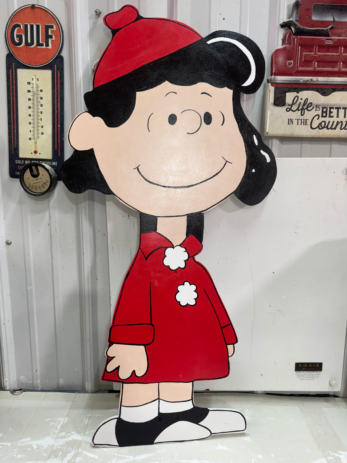Peanuts Snoopy Charlie Brown Christmas Gang - Outdoor or Indoor - Yard Art Decor Wooden