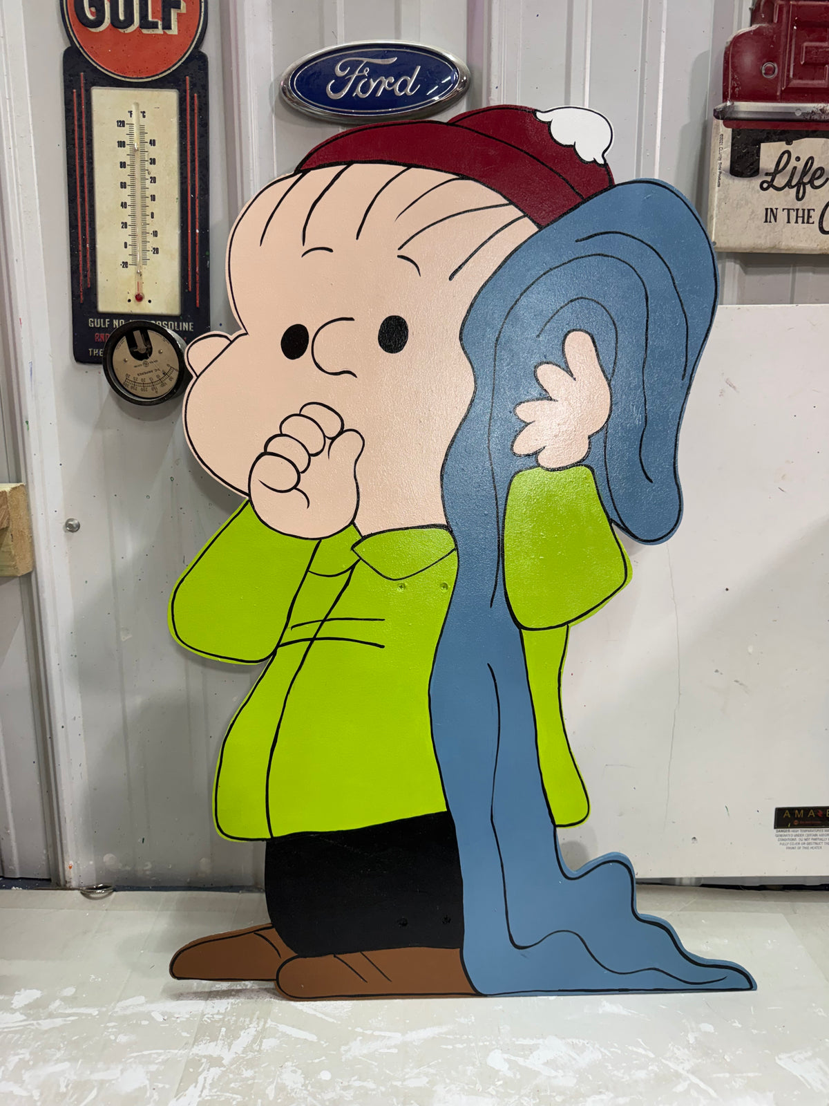 Peanuts Snoopy Charlie Brown Christmas Gang - Outdoor or Indoor - Yard Art Decor Wooden