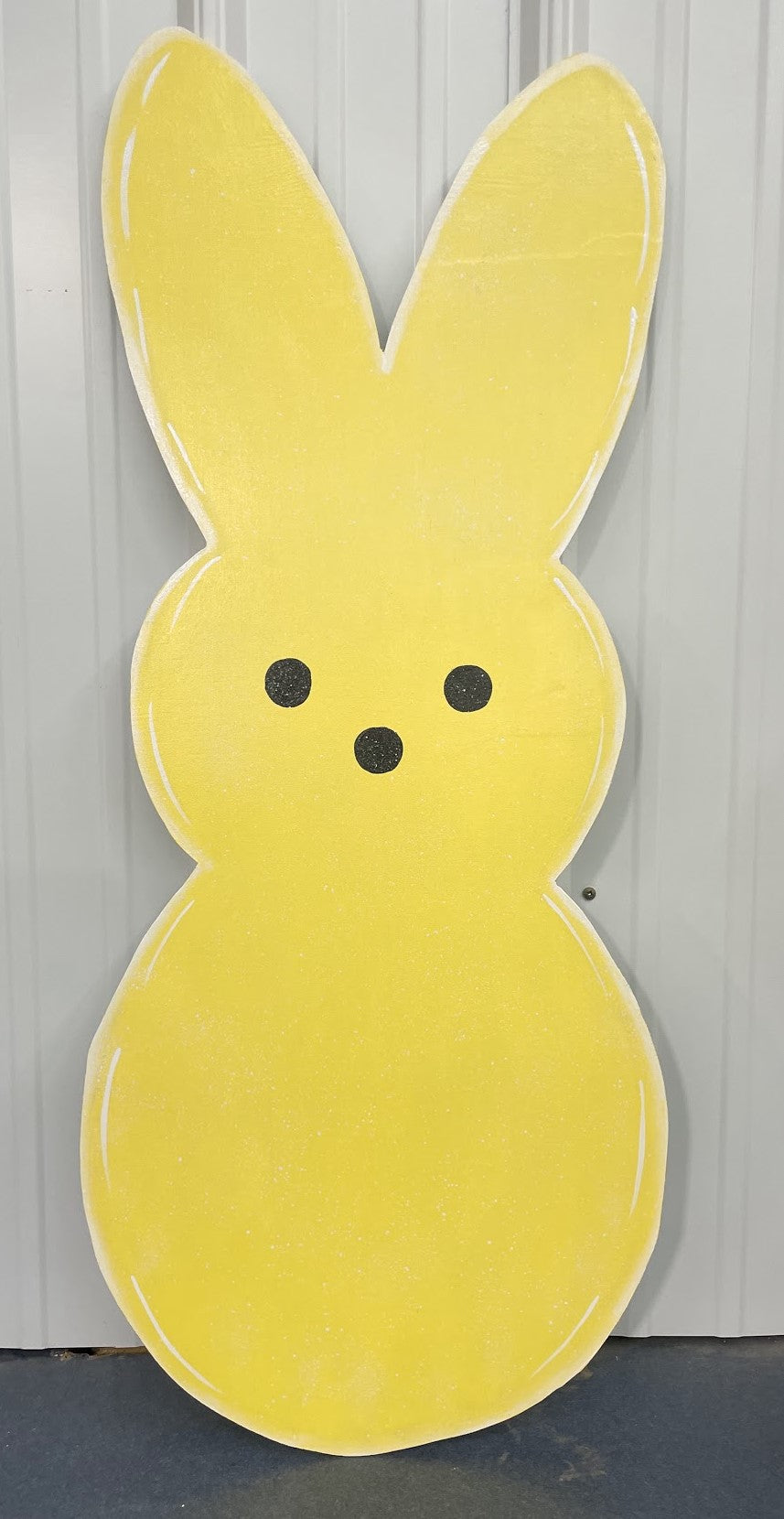 Hand Painted Wood Yard Art - Bunny Peeps - Easter or Spring Lawn and Garden Outdoor Decoration