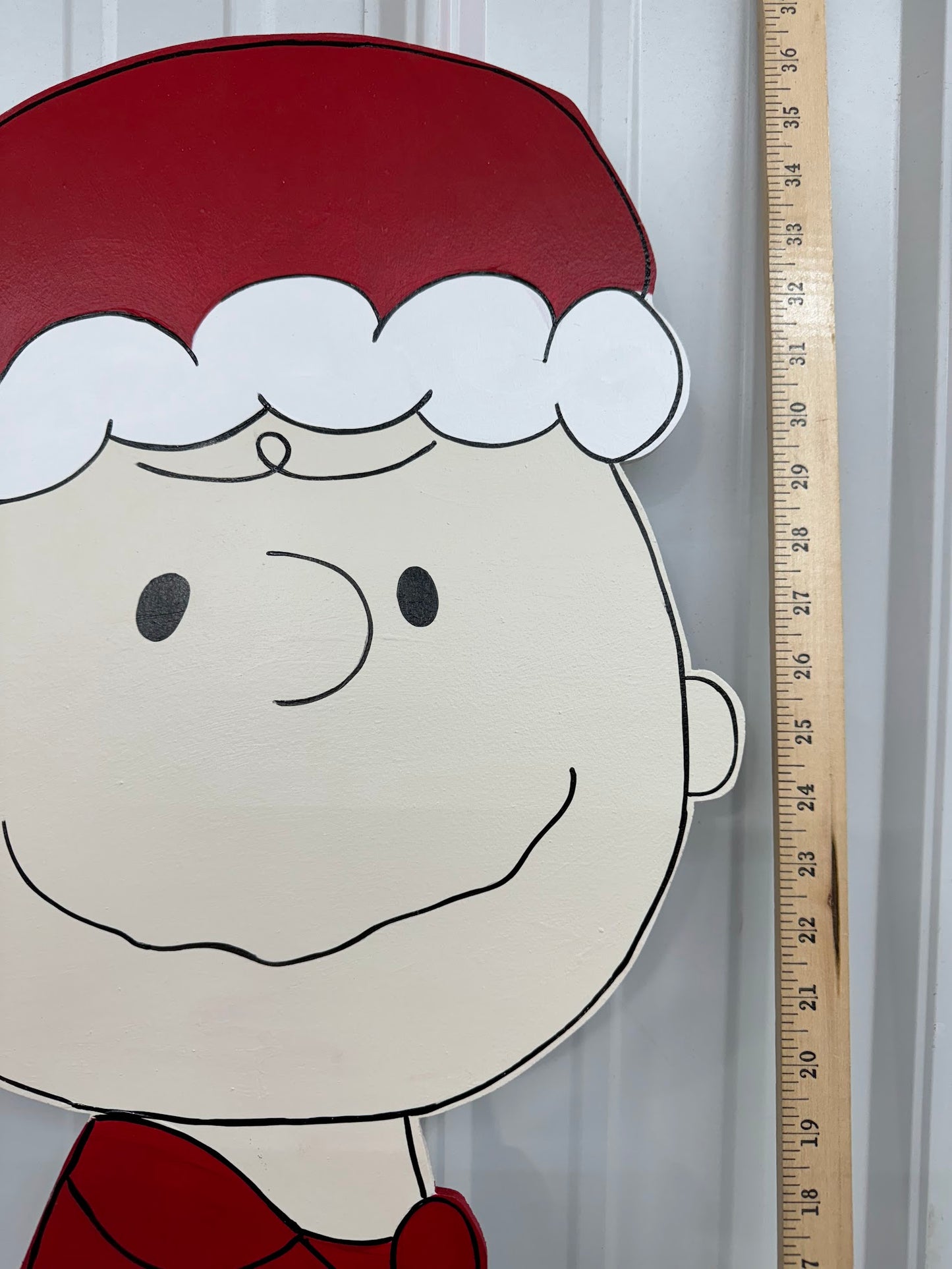 Hand Painted Wood Yard Art - Charlie Brown Christmas - Outdoor Ready